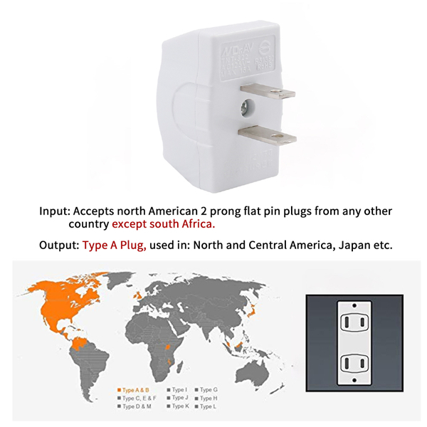 T2-3 T series US standard conversion socket