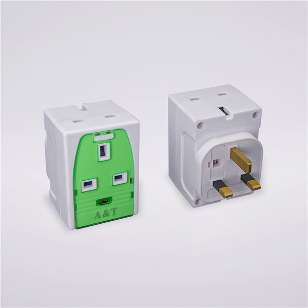 J63A  British one-turn multi-hole insert 3 groups of British standard power conversion plugs