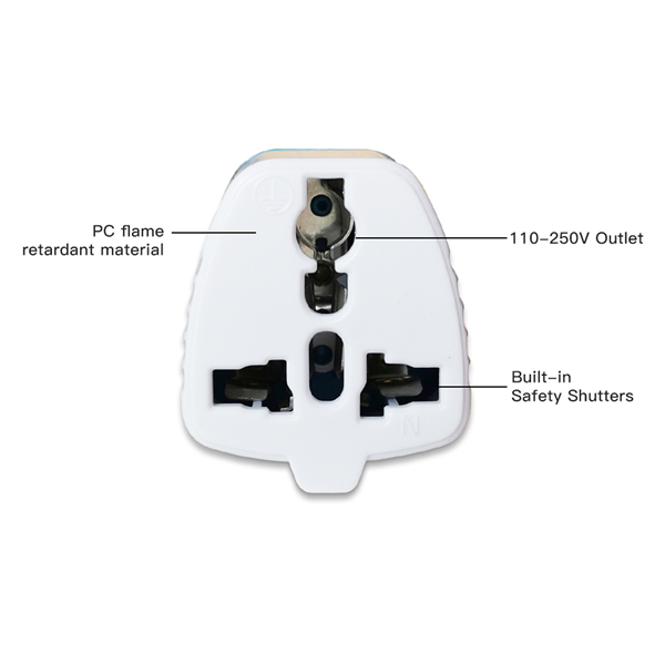 ZC36-4A ZC36 series US standard three-pin power conversion plug