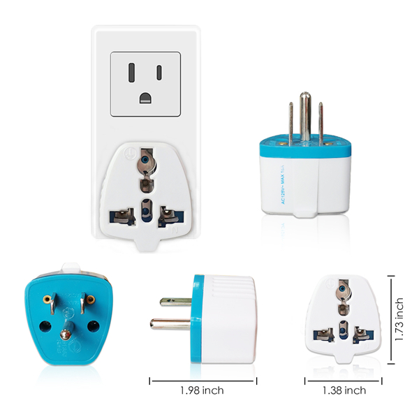 ZC36-4A ZC36 series US standard three-pin power conversion plug